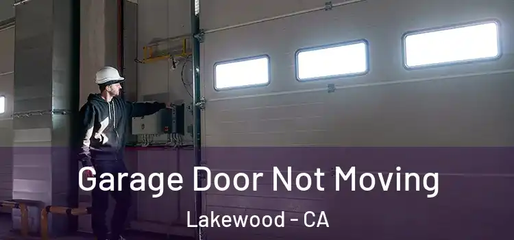  Garage Door Not Moving Lakewood - CA